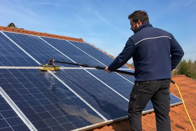 Nettoyage et entretien de panneaux solaires à Nuaillé-d'Aunis